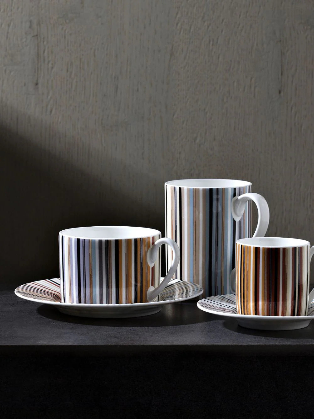 MISSONI - TAZZA TÈ / TEA CUP & SAUCER Cylindric shape - SET 2 PZ